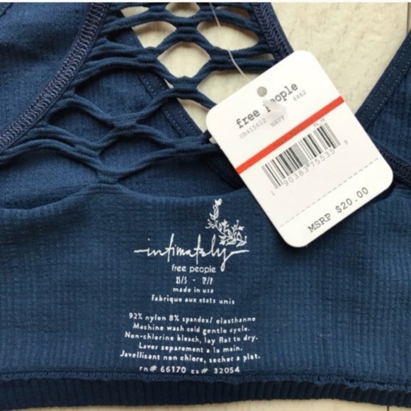 2/$25❤️FREE PEOPLE Coachella Lattice Racerback Bra - Picture 2 of 7